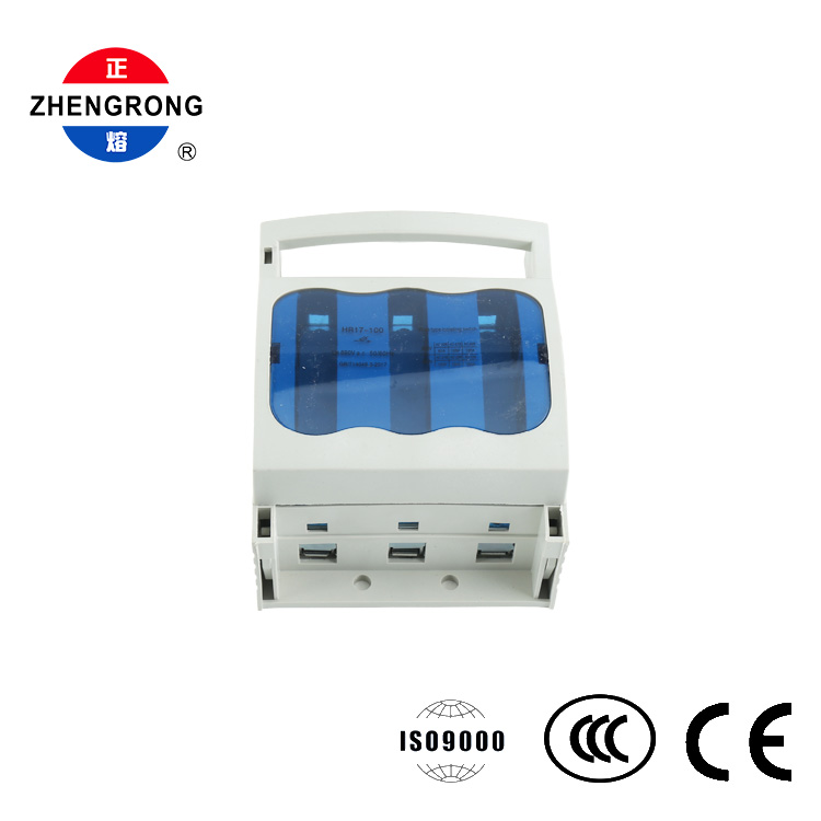 3-poliger Sicherungslasttrennschalter 100 A 690 V DIN-Schiene