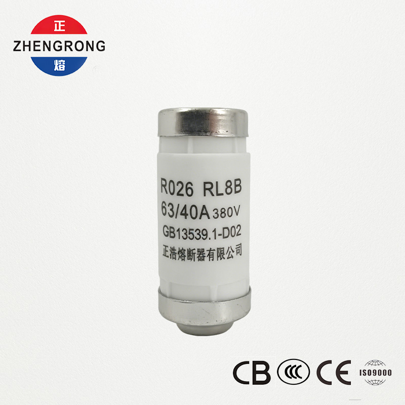RL8B R026 40A 380V D02 Zylindrische Sicherung