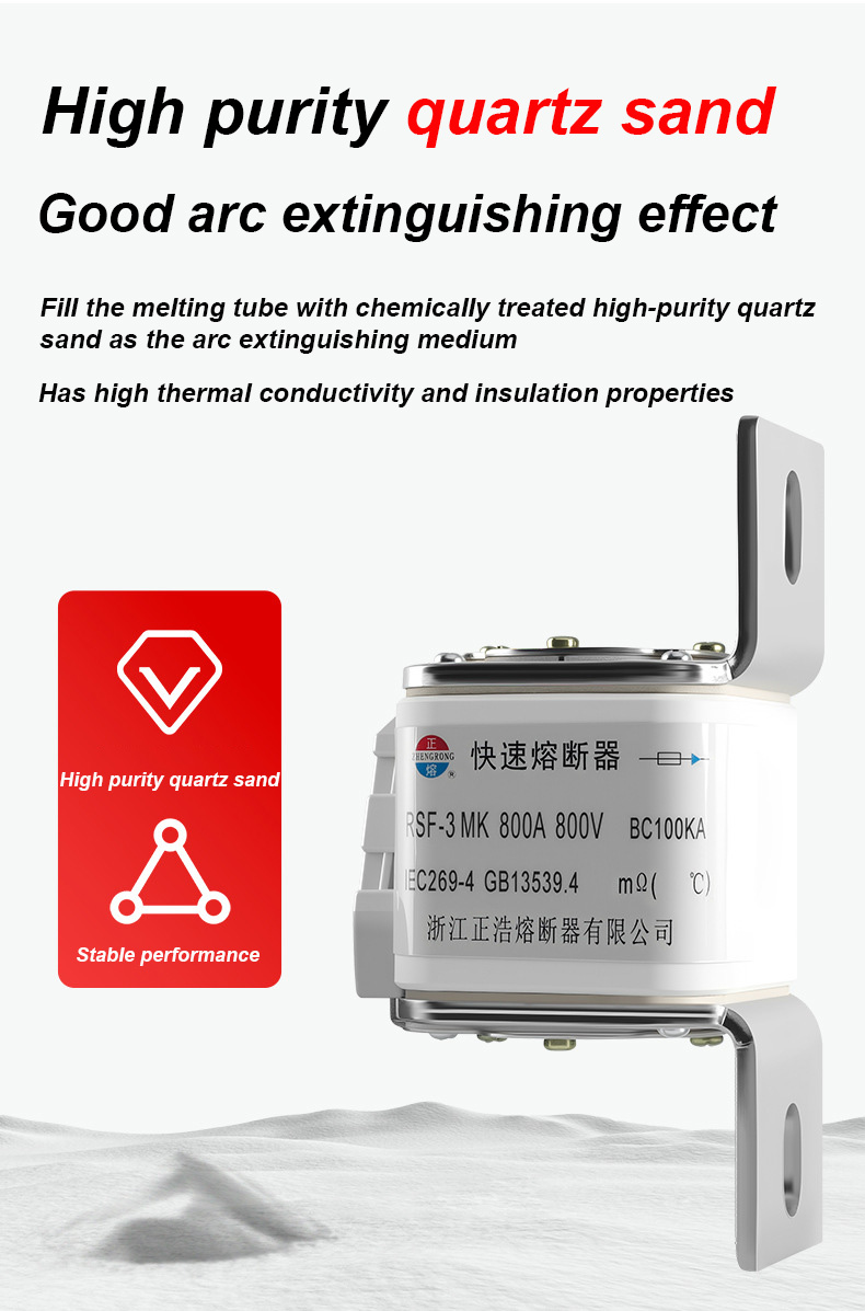 RSF-3MK 800V-800A BC100KA Sicherungseinsätze